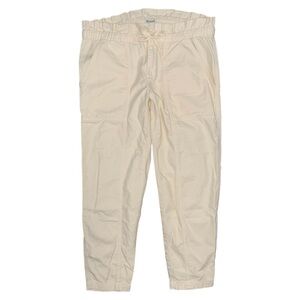 Madewell Cream Paperbag Waist Utility Pants Drawstring Cotton Women’s XS